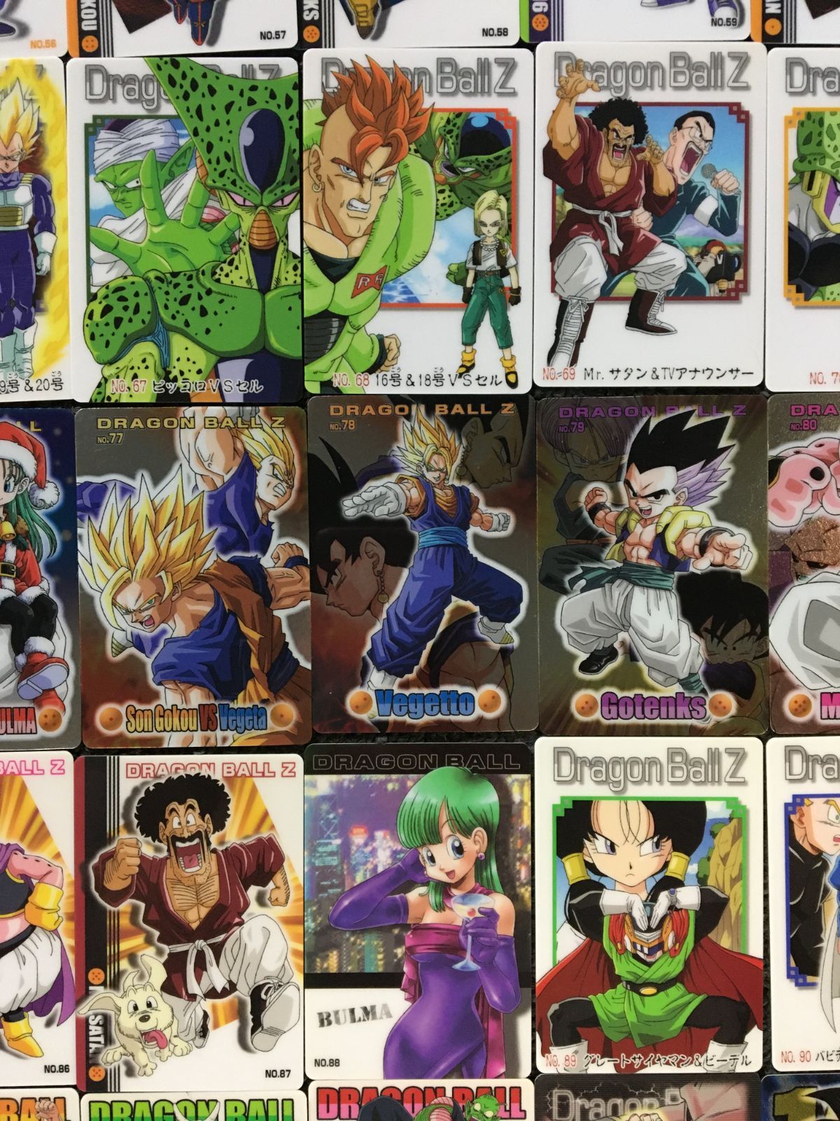 フルコンプ]ドラゴンボール グミカード 初版 裏面赤 100枚 (全種 2003