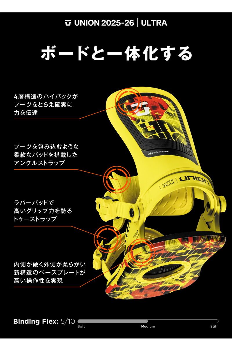 25-26 UNION/ユニオン ULTRA ウルトラ メンズ レディース ビンディング