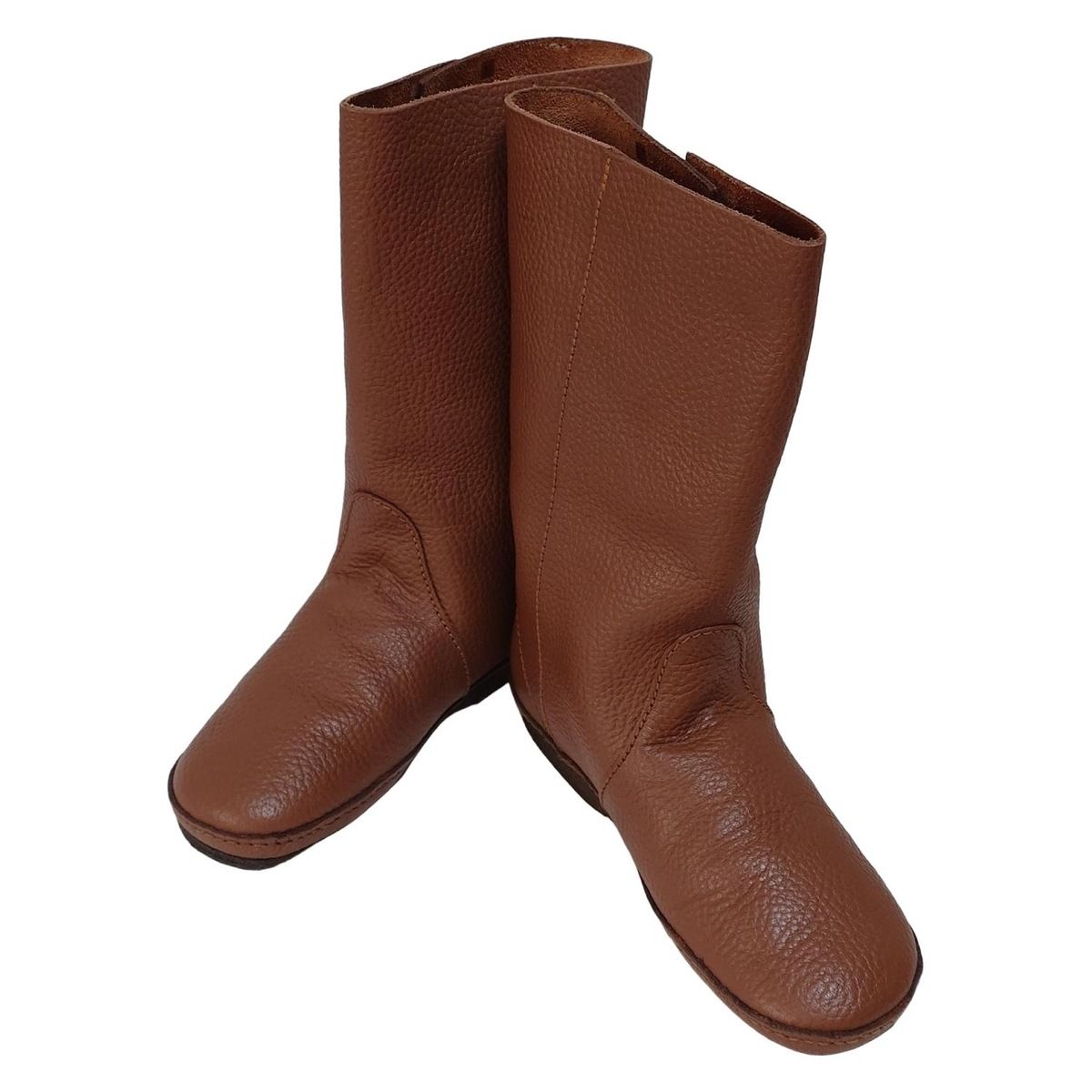 koos コース ブーツ 37 レディース - ブラウン レザー