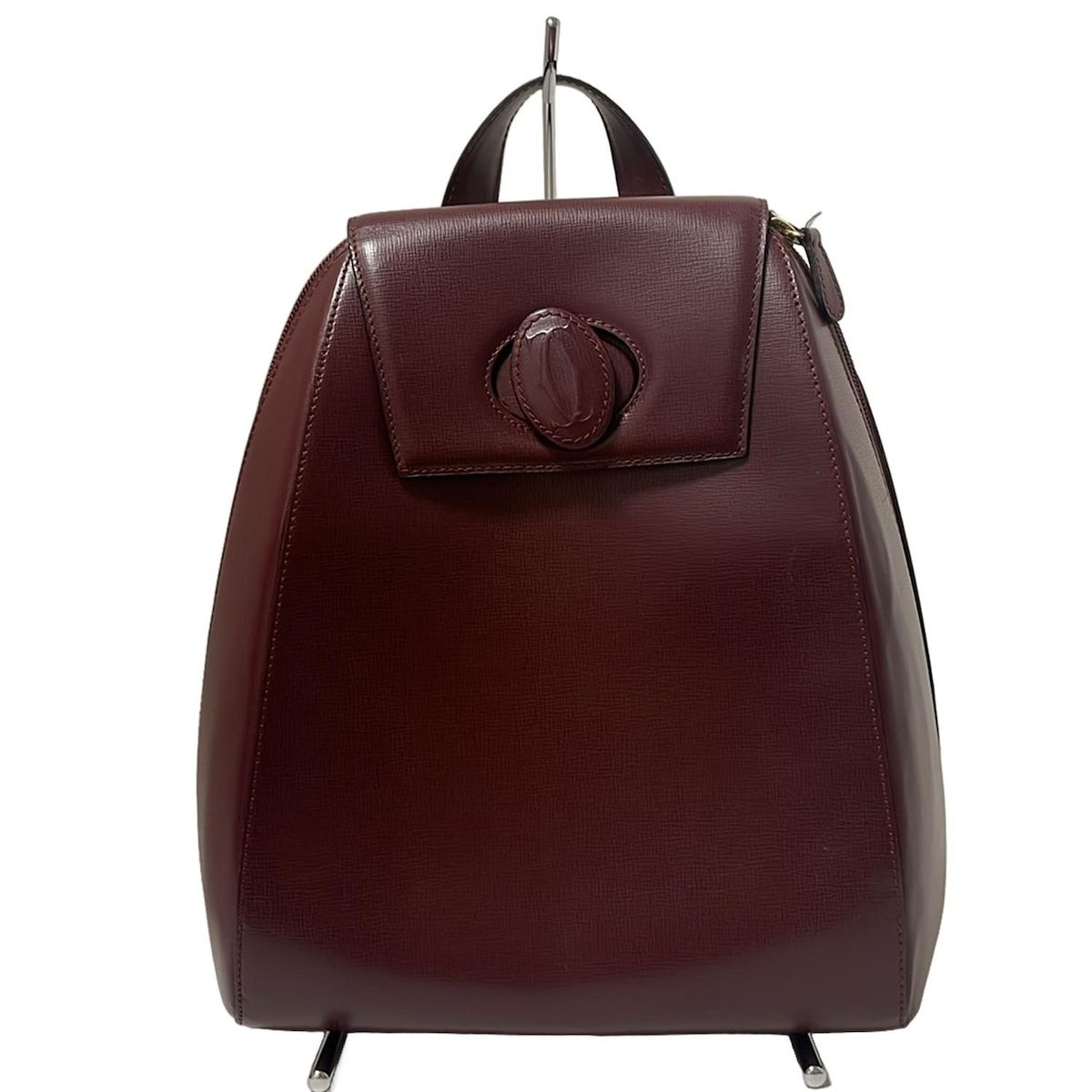 Cartier カルティエ リュックサック ボルドー レザー