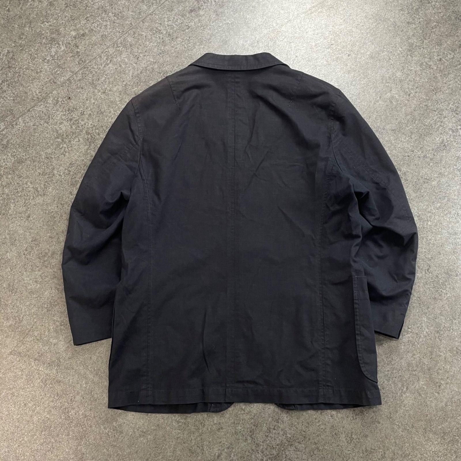 極美品 アンゴラ混 バーバリーロンドン テーラードジャケット 黒 B1232 日本製 BURBERRY LONDON Tailored Jacket バーバリーロンドン