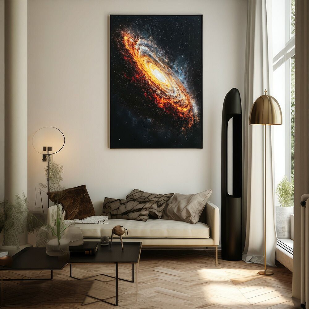 A1サイズ（約59x84cm）】【lm-poster-402】【フレーム付き】宇宙