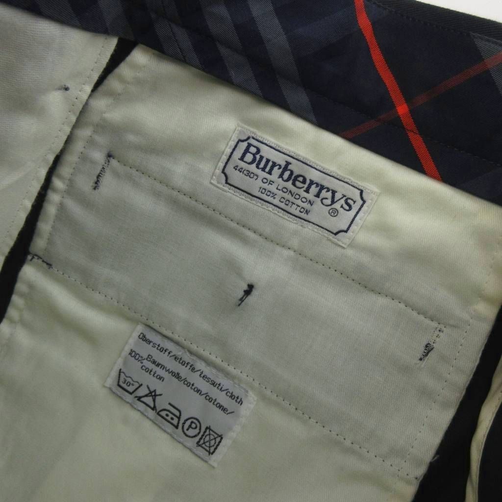 バーバリーズ Burberrys ヴィンテージ ツータック パンツ ネイビー
