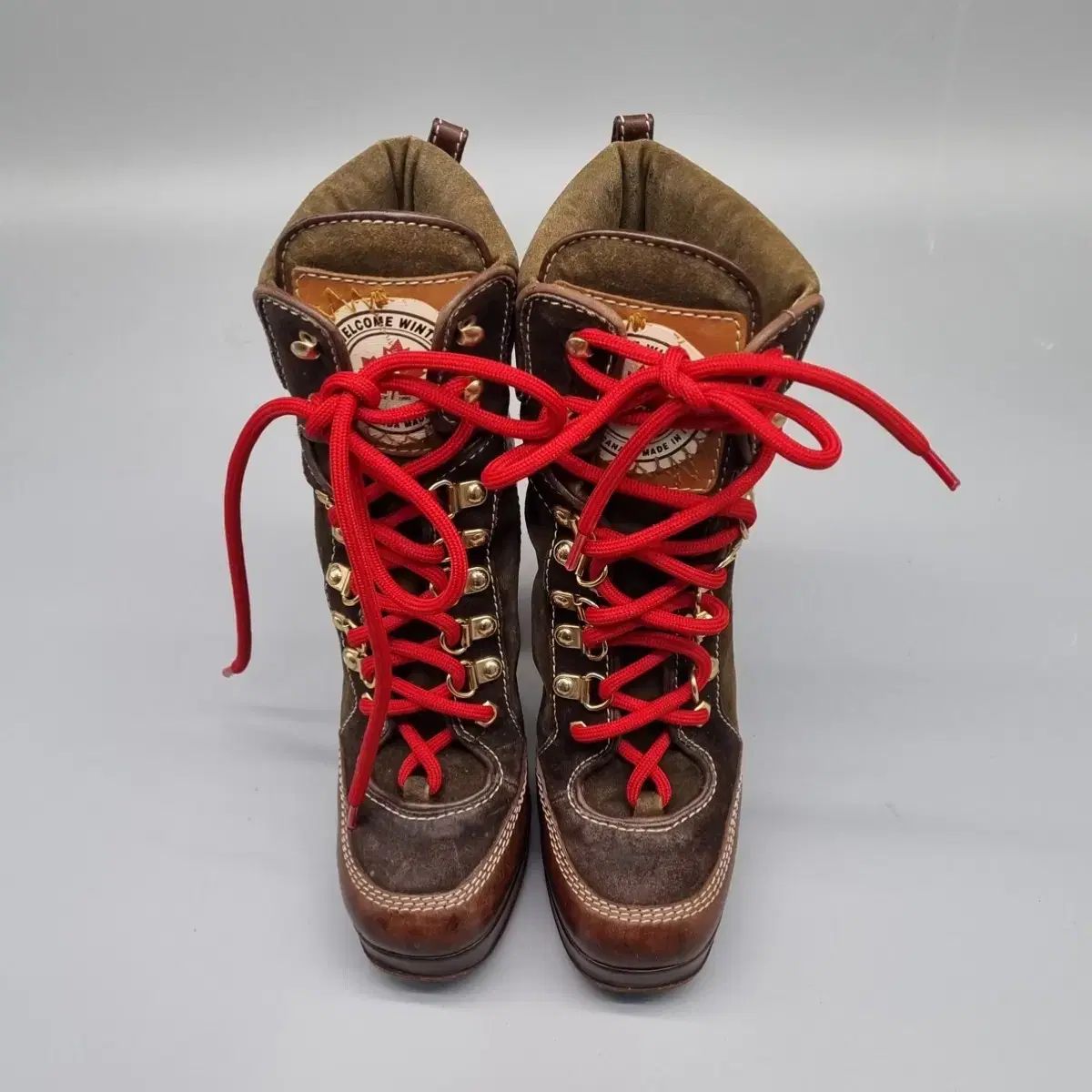 ディースクエアード2 レディース ウォーカーブーツ ヒール 230 ヒール10 5