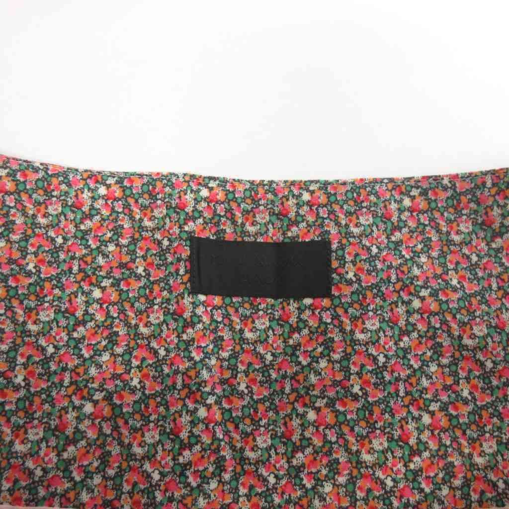 ポールスミス ブラック Paul Smith BLACK プリーツ フレアスカート 花