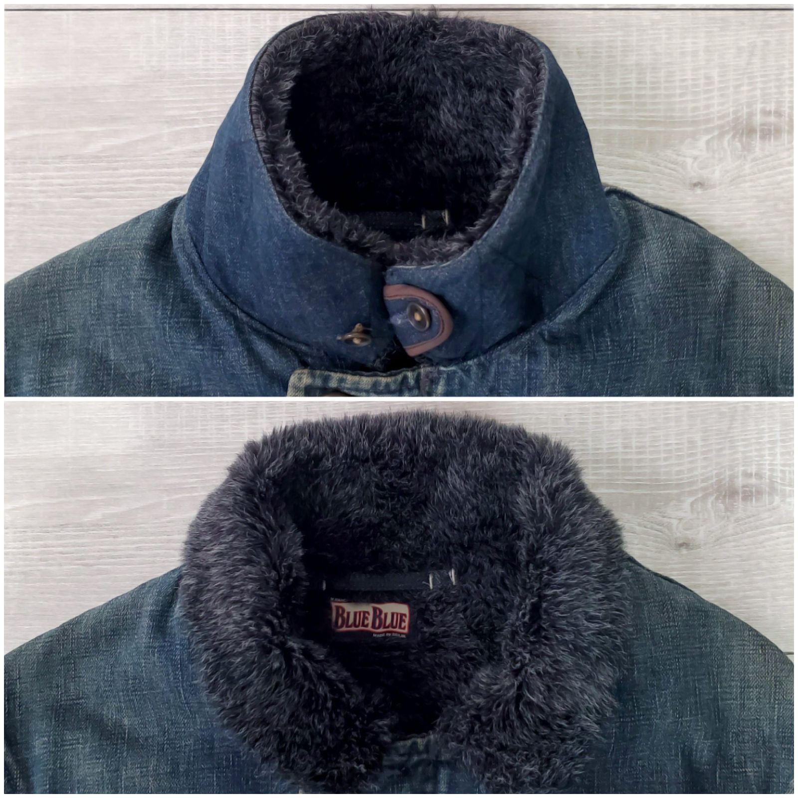 BLUEBLUEブルーブルー□美品 2015年 即完品 日本製 アンティーク USED