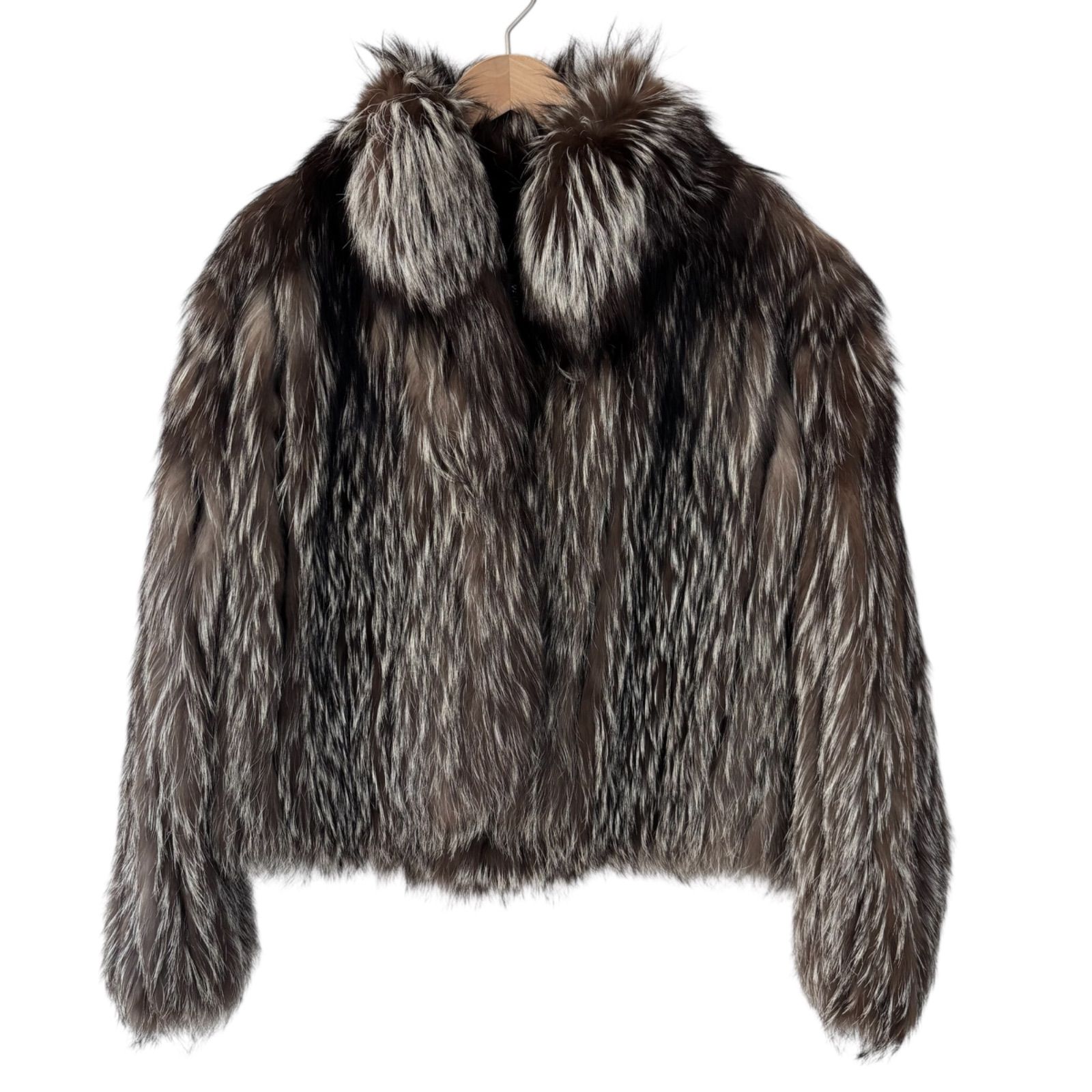 ZM1697 SAGA FOX サガフォックス 高級 リアルファーコート ハーフ