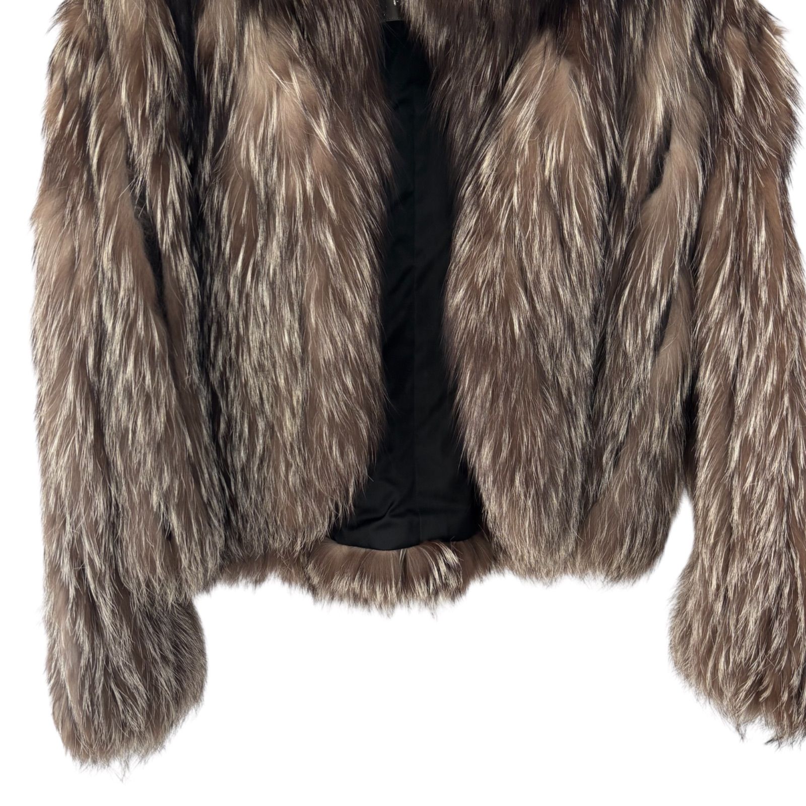 ZM1697 SAGA FOX サガフォックス 高級 リアルファーコート ハーフ