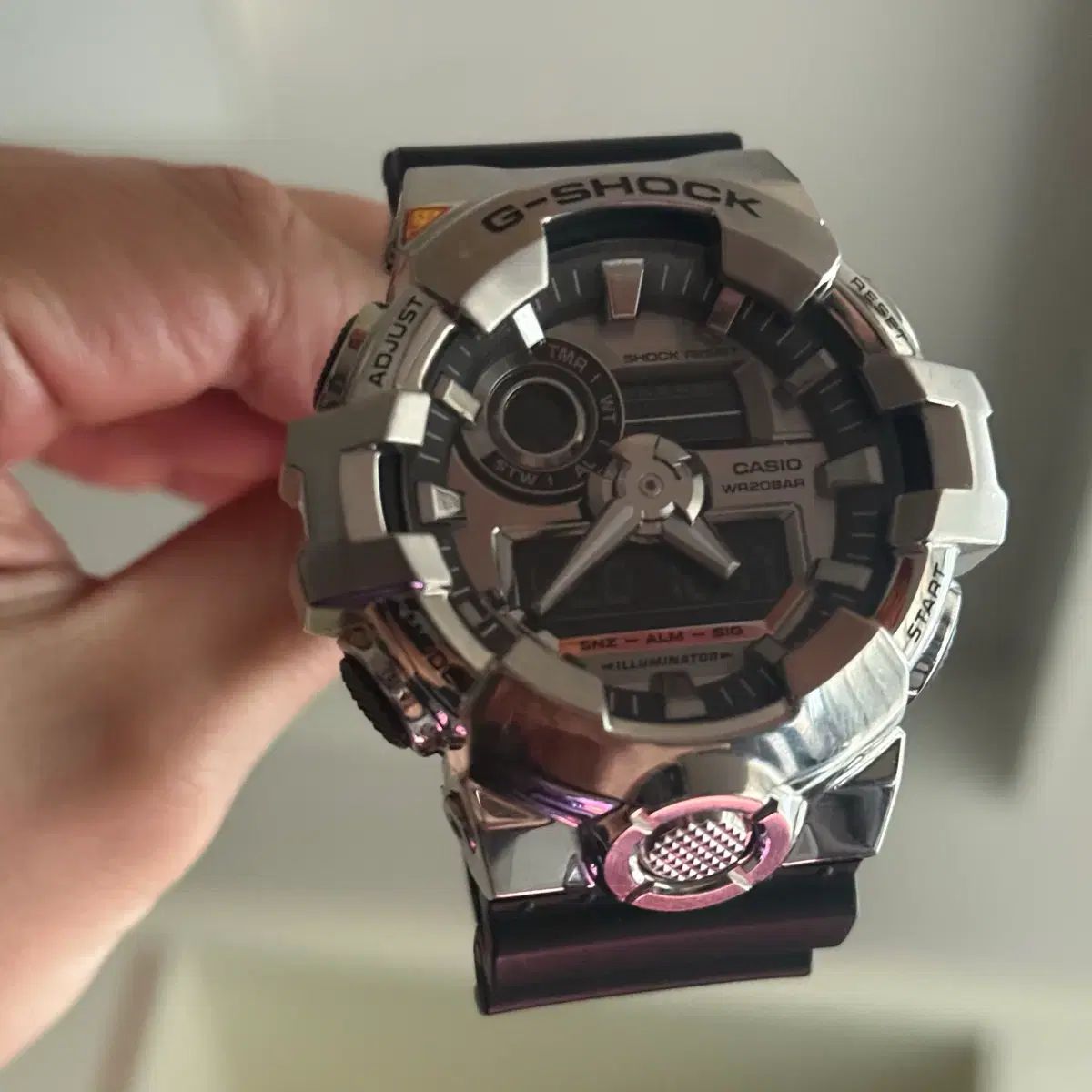 G-SHOCK ジーショック スチール 흑실버 GM 700