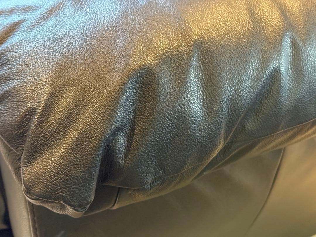  カウチソファ ブラックソファ 2P モダン クラシック シンプル レザー IG 2.5人掛けソファ 2人掛け 3人掛けソファ ソファ ソファベッド