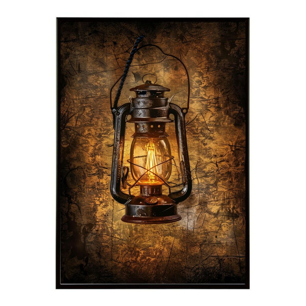 ライト・ランタン AIOT poster no.01 A1サイズ（約59x84cm）】【lm-poster-4105】【フレーム付き】ランタン