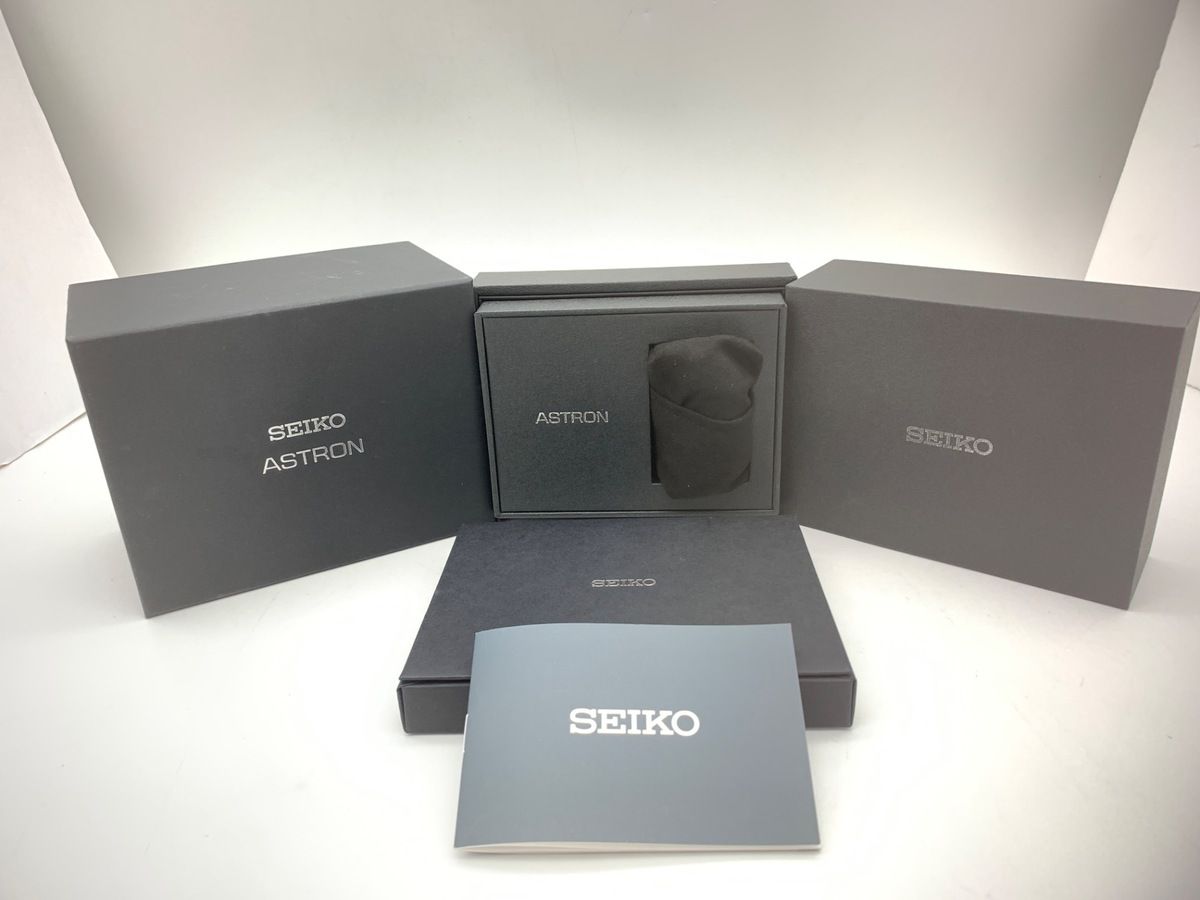  並品 セイコー アストロン ブラック SBXD 009 3 X 22-0 AD 0 チタン 腕時計(クォーツ) 腕時計(アナログ)