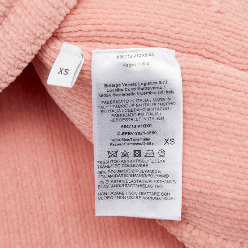 ボッテガヴェネタ エンボスロゴ カーディガン サイズXS 689713 ピンク  