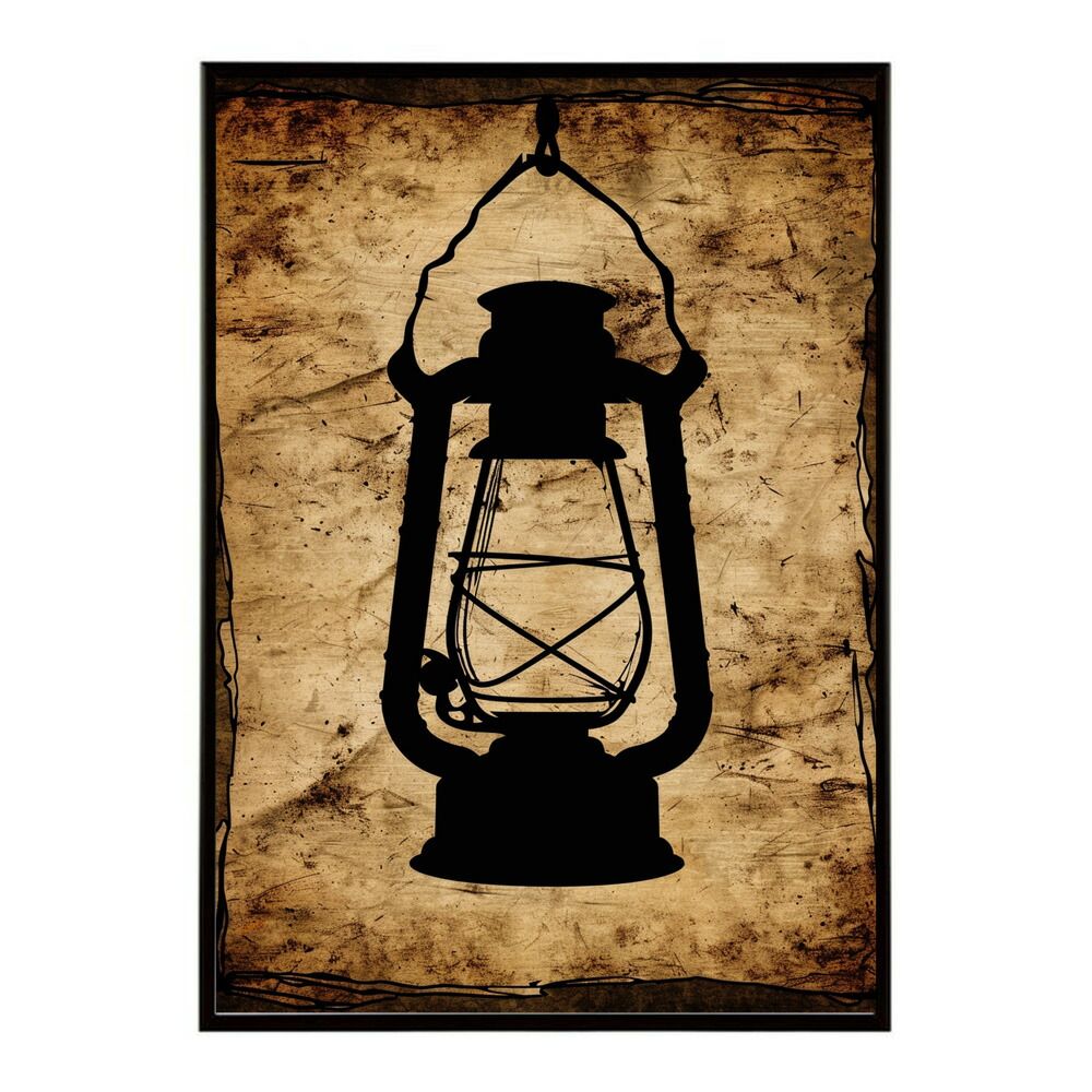 B2サイズ（約51x73cm）】【lm-poster-4131】【フレーム付き】ランタン