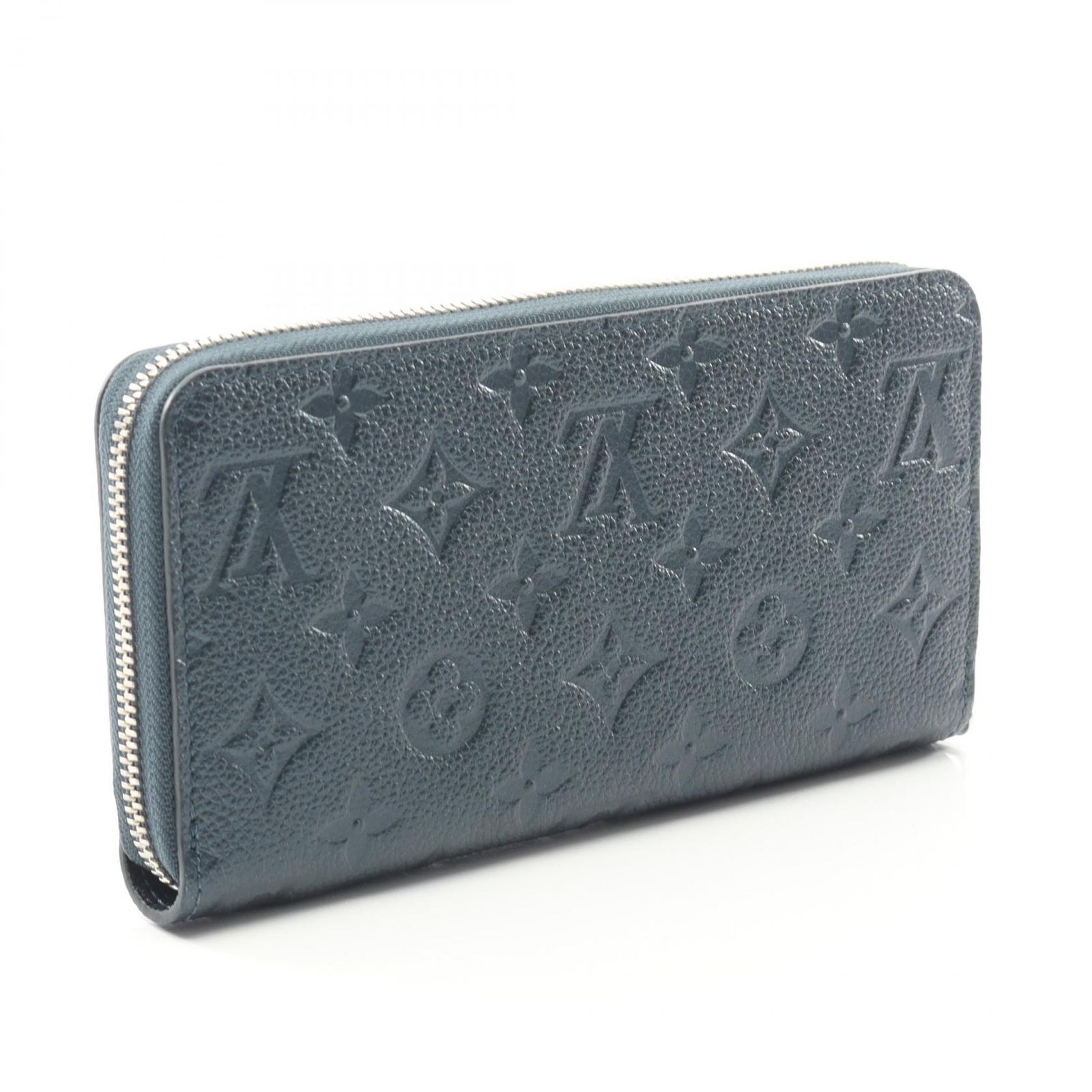 LOUIS VUITTON ルイ ヴィトン ジッピーウォレット モノグラムアンプラント シマリーインク ラウンド長財布