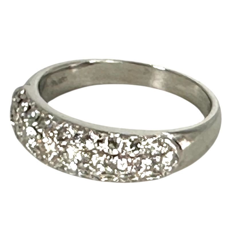 Pt 900 D 1.00 ct リング 4.6 g 14.5号 レディース ジュエリー 指輪 -AB 9304