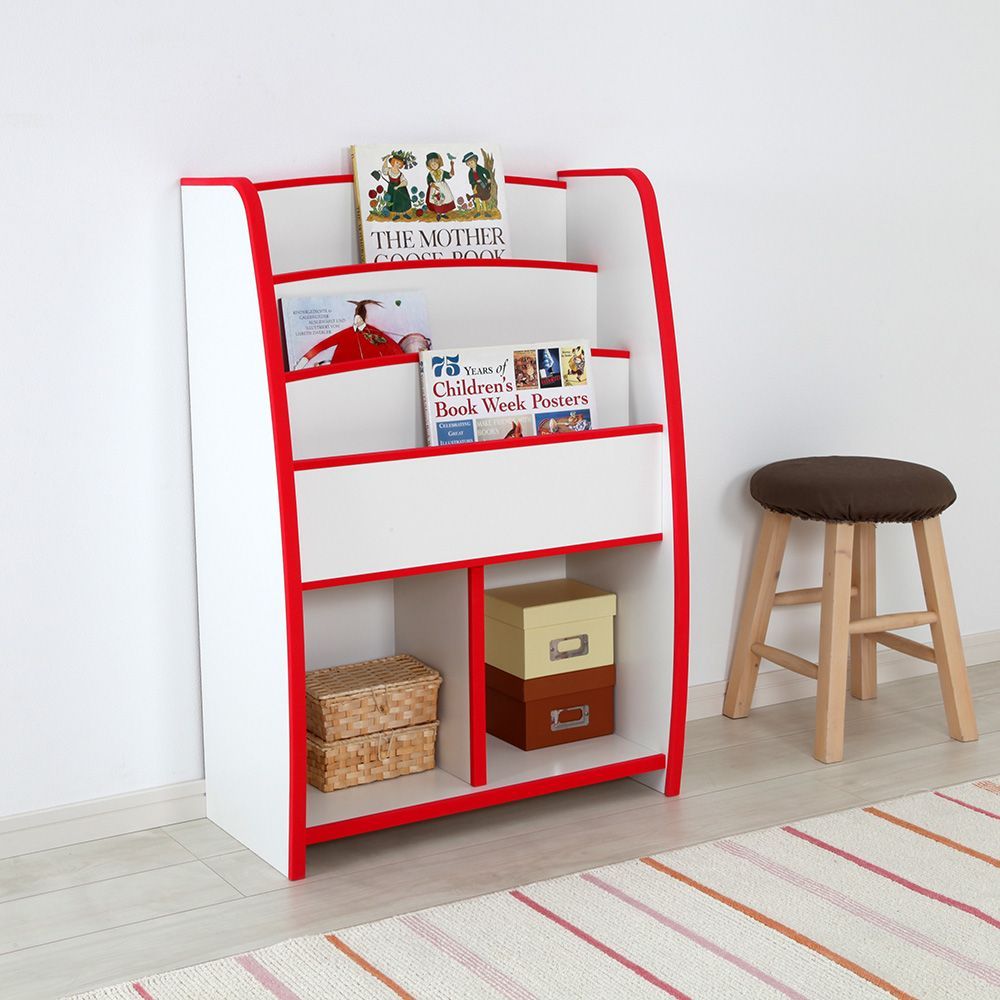 子供用 マガジンラック 幅63 cm 本棚 絵本たて 絵本ラック 子供部屋