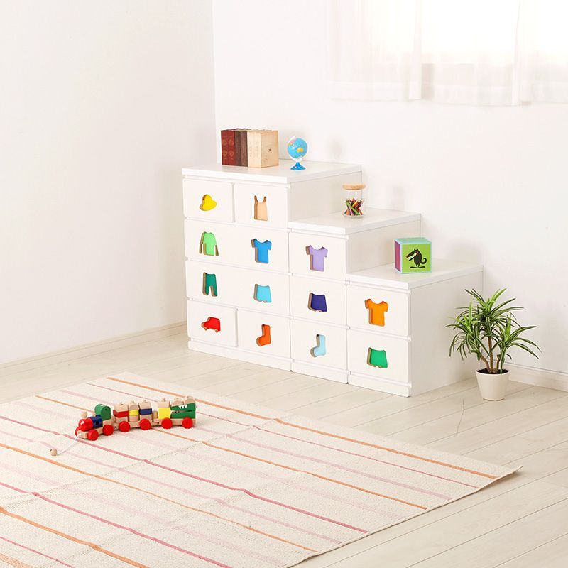  子供用 ミニチェスト 6杯 幅60 cm 洋服たんす チェスト 子供服 ベビー服 収納家具 キッズチェスト 子ども用家具