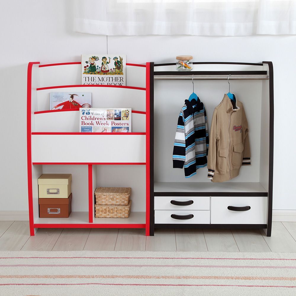 子供用 マガジンラック 幅63 cm 本棚 絵本たて 絵本ラック 子供部屋