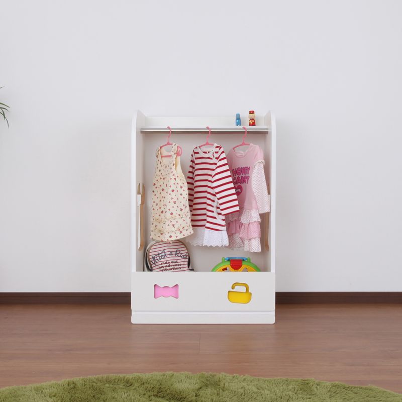  子供用 ハンガーラック 幅59 cm ハンガー 洋服掛け クローゼット 子供部屋 制服掛け ラック ランドセル収納 子ども用家具