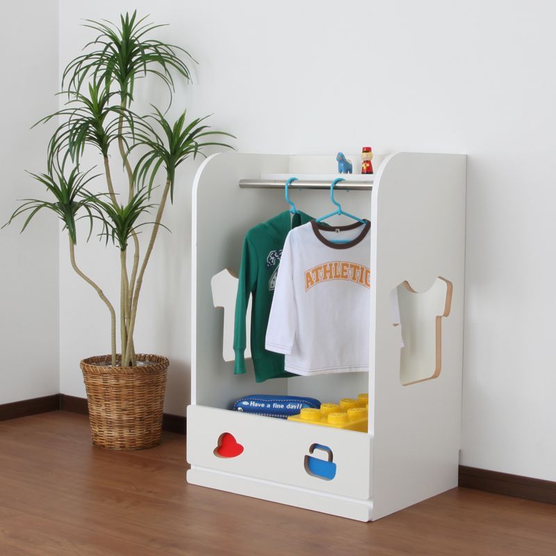 子供用 ハンガーラック 幅59 cm ハンガー 洋服掛け クローゼット 子供部屋 制服掛け