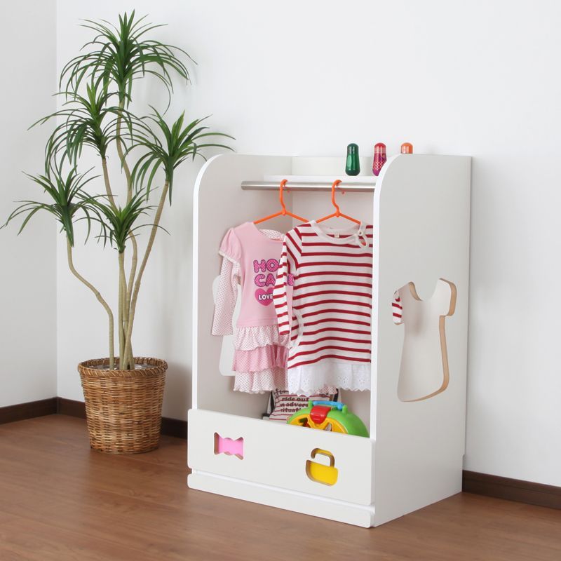 子供用 ハンガーラック 幅59 cm ハンガー 洋服掛け クローゼット 子供部屋 制服掛け