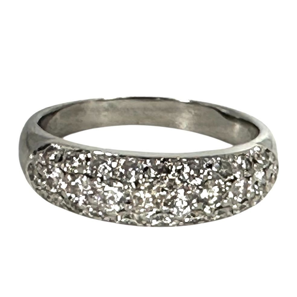  Pt 900 D 1.00 ct リング 4.6 g 14.5号 レディース ジュエリー 指輪 -AB 9304 リング 指輪 アクセサリー