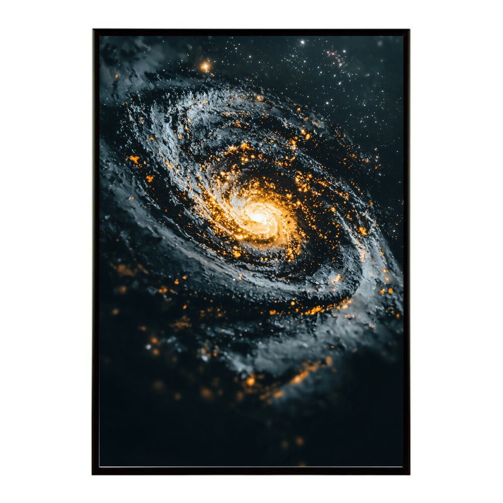 B2サイズ（約51x73cm）】【lm-poster-416】【フレーム付き】宇宙