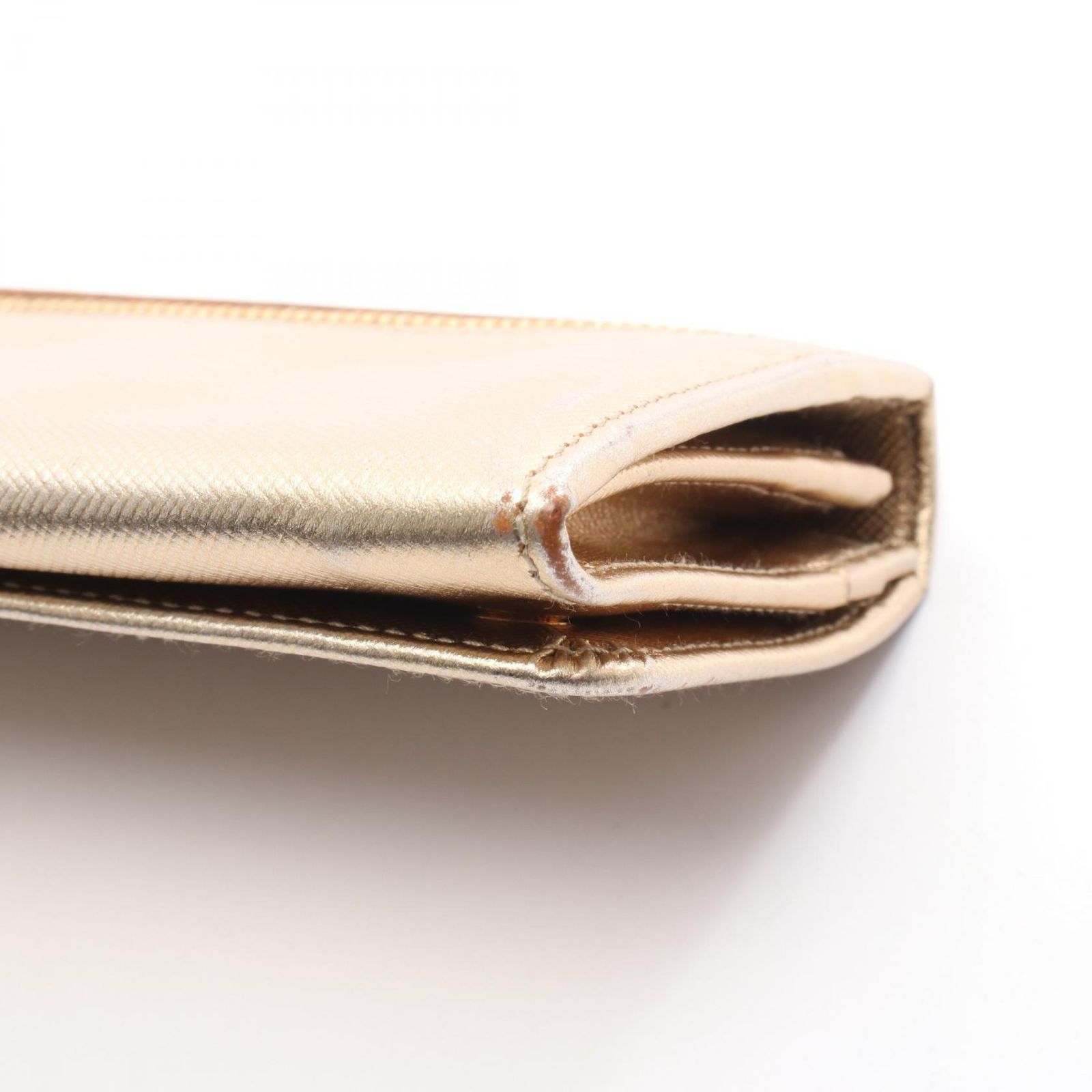 METAL 二つ折り長財布