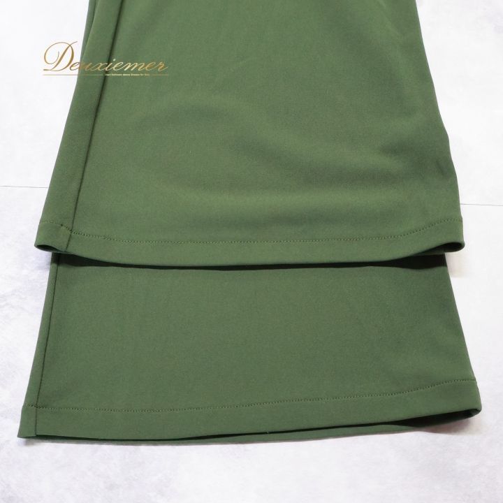 社交ダンス 衣装 ズボン グリーン系 チャコット Chacott 緑 日本製