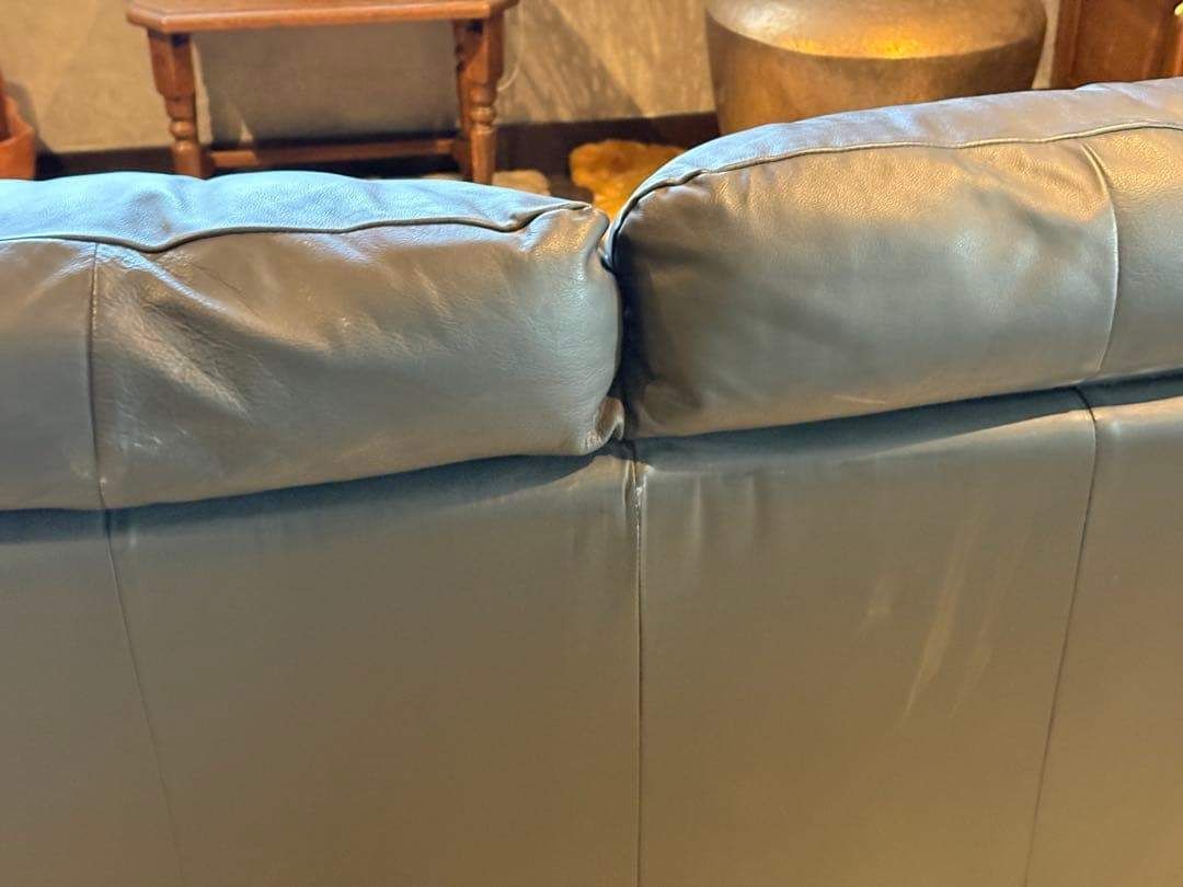 ②カウチソファ ブラックソファ 2P モダン クラシック シンプル