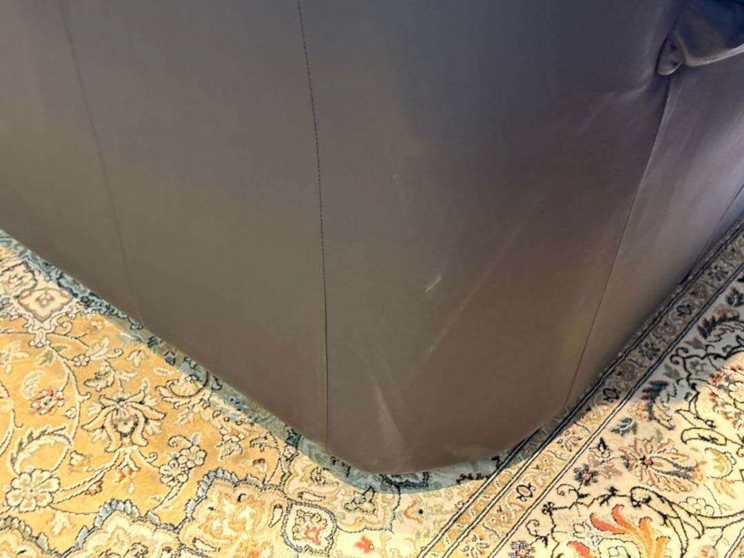 ②カウチソファ ブラックソファ 購入 2P モダン クラシック シンプル