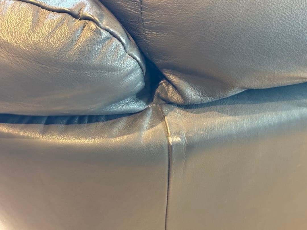 ②カウチソファ ブラックソファ 購入 2P モダン クラシック シンプル