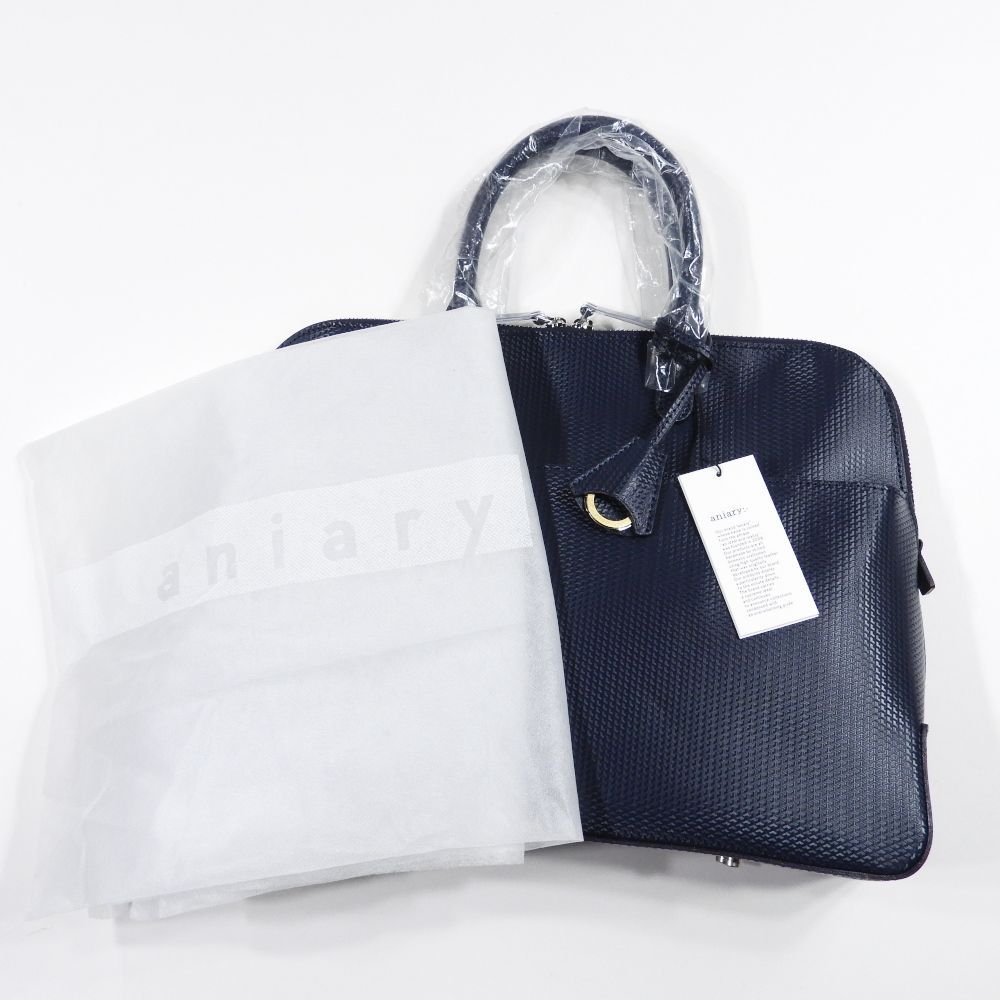 aniary アニアリ 34 01000 ブリーフバック ネイビー 3008 カバン 鞄 ビジネス