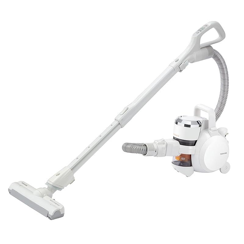 彡TOSHIBA 東芝 掃除機 コード式 サイクロン キャニスター お手入れ簡単 トルネオ V 3 2.3 kg 自走式 吸引力持続タイプ VC-S 610 X-W 0