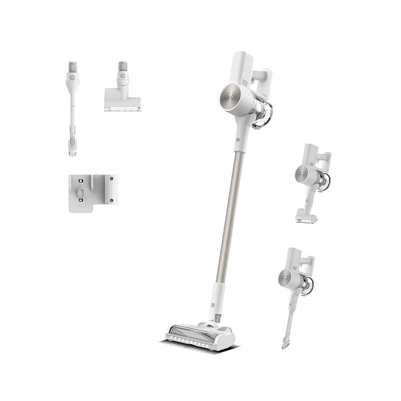 彡Xiaomiコードレス掃除機ハンディクリーナー 最大25 000 Pa吸引力 1 2ブラシヘッド LEDライト付き 絡まり防止 高速ミニ電動ブラシ 長時間バッテリー持続 最大60分 12コーンサイクロン 600 mL大容量ダストカップテクノロジー 99 9