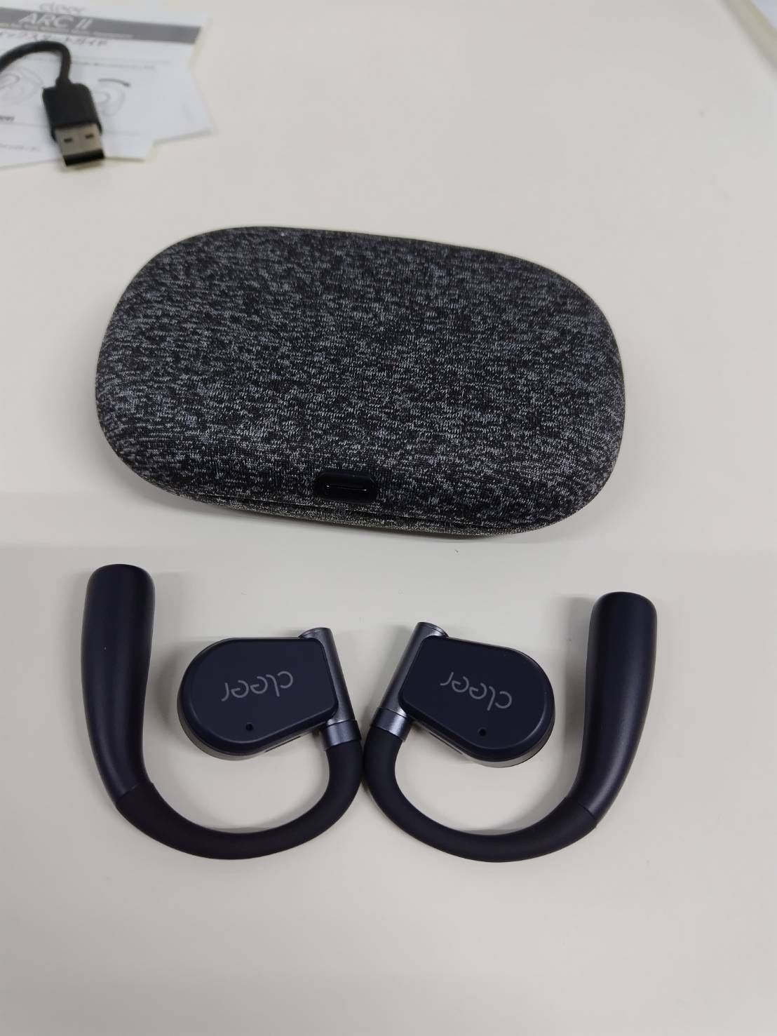 未使用に近い】cleer ARC Ⅱ/ワイヤレスイヤホン/オープンイヤー