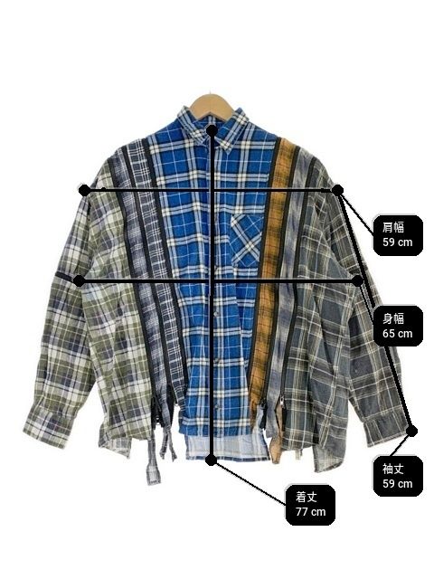 Rebuild By Needles ﾘﾋﾞﾙﾄﾞﾊﾞｲﾆｰﾄﾞﾙｽ Flannel 7 Cuts Zipped Wide