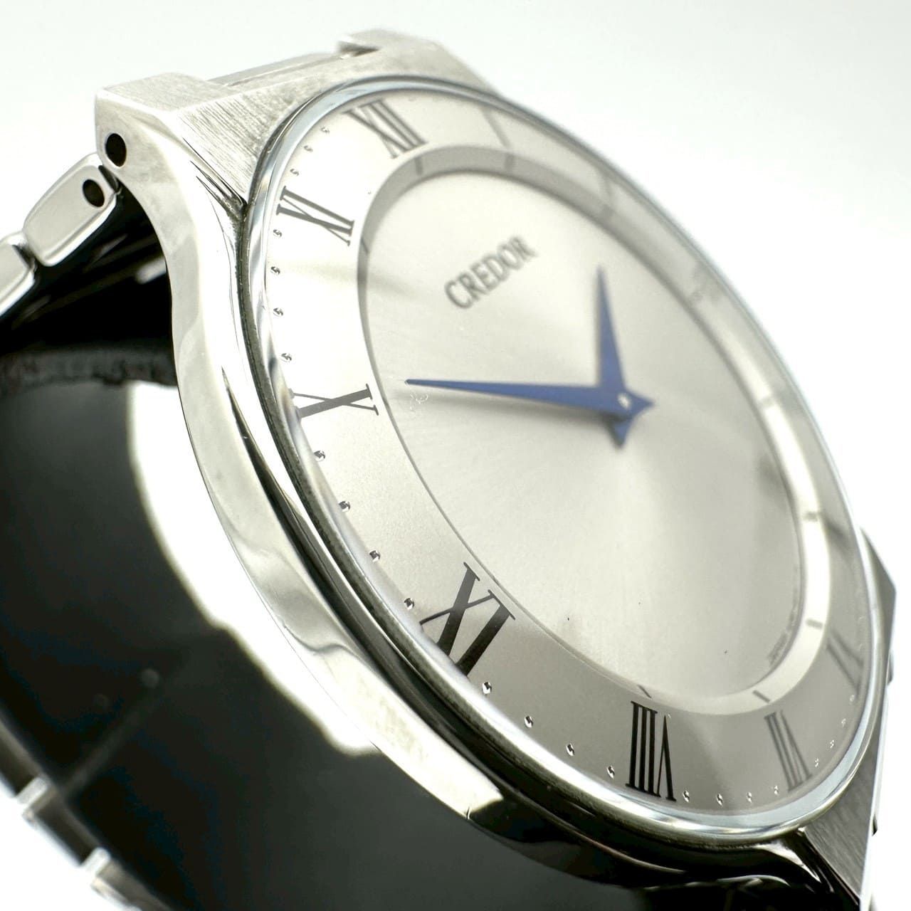  電池交換済 SEIKO セイコー GCAT 985 8 J 80-0 AM 0 クレドール 腕時計 クォーツ SS シルバー メンズ ブランド プレゼント その他 時計