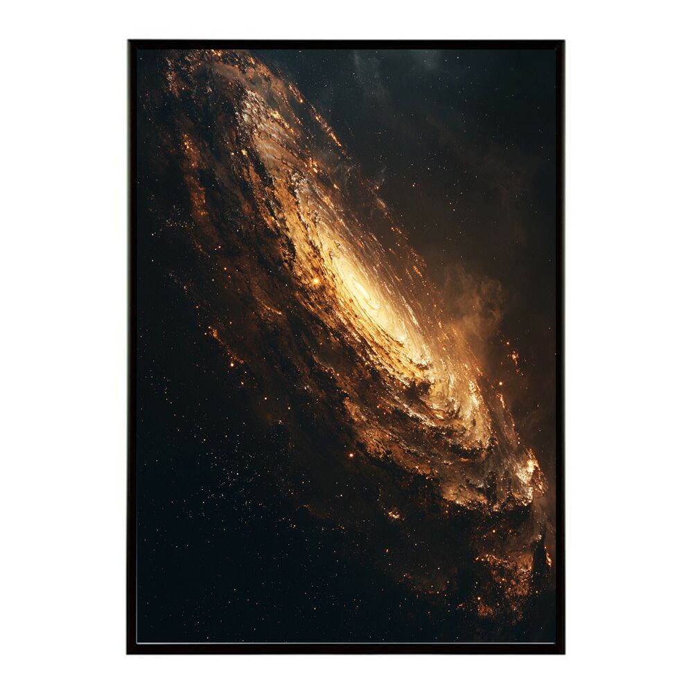 B2サイズ（約51x73cm）】【lm-poster-420】【フレーム付き】宇宙