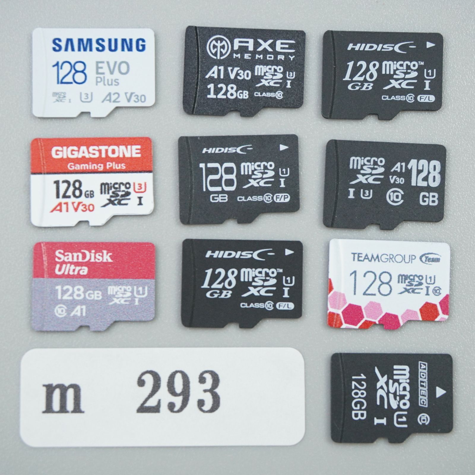 【ｍ293】microSDカード 128GB 10枚セット フォーマット済み