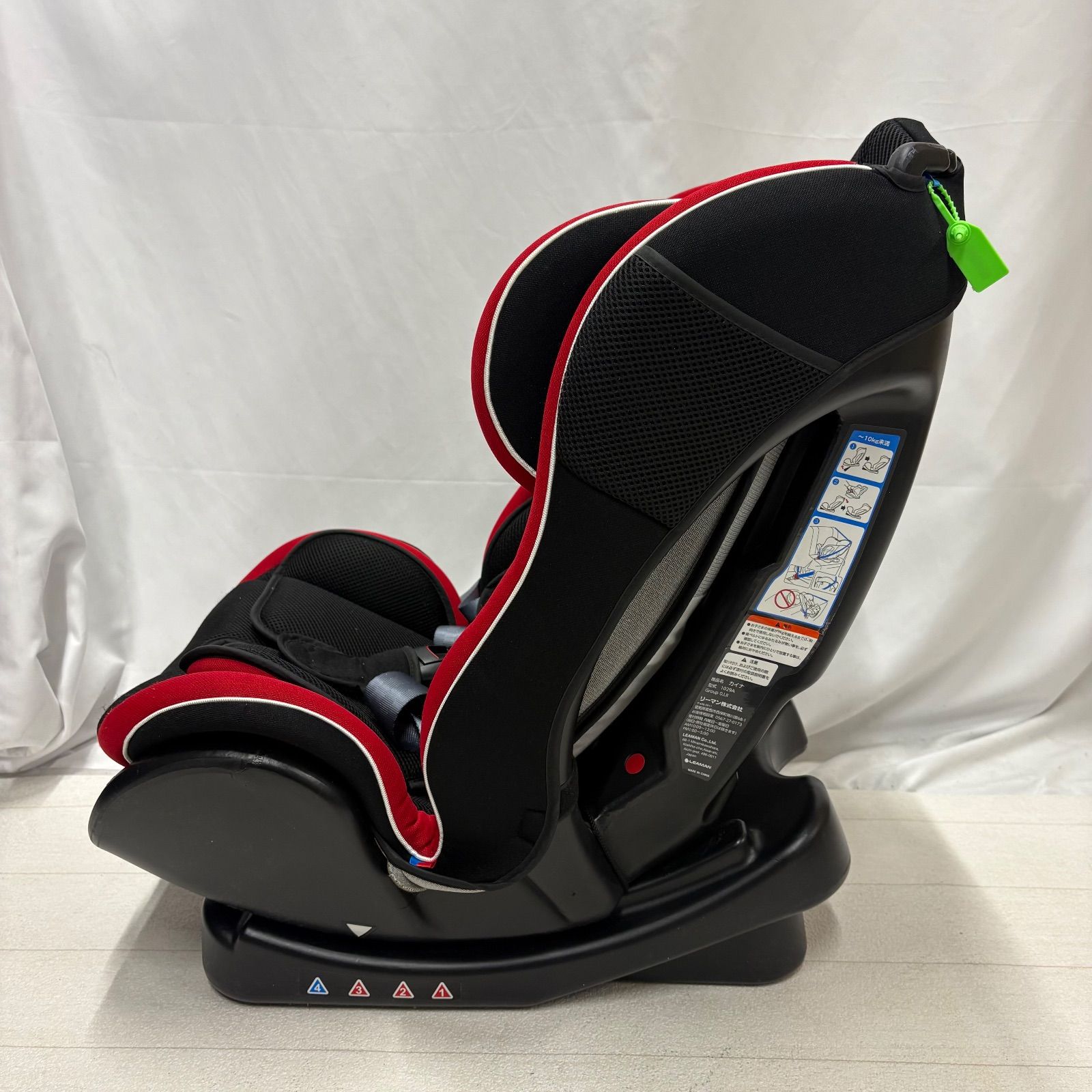 LEAMAN カイナ 1029A ベビーシート チャイルドシート レッド ブラック