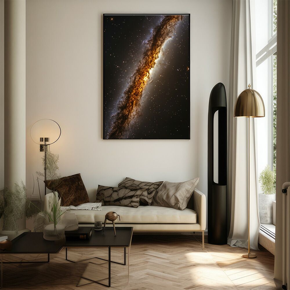 B2サイズ（約51x73cm）】【lm-poster-423】【フレーム付き】宇宙