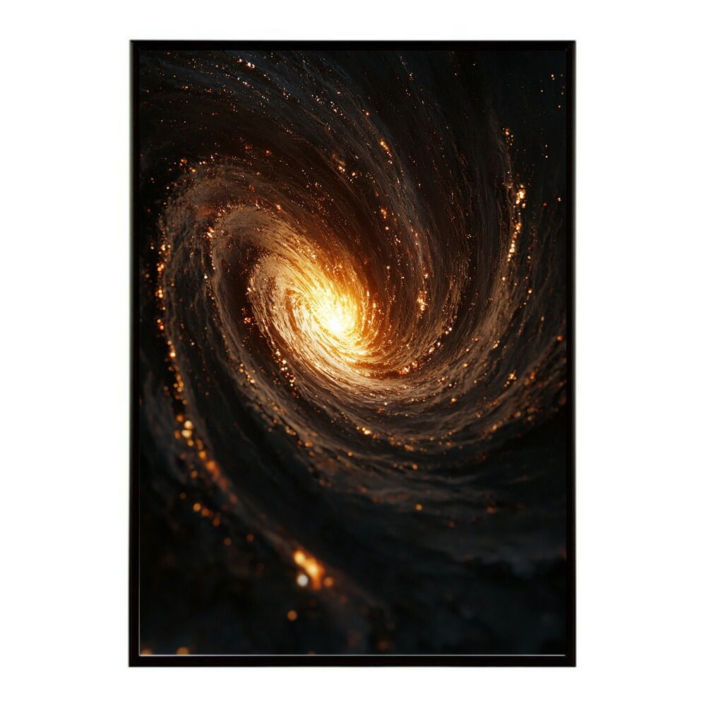 B2サイズ（約51x73cm）】【lm-poster-416】【フレーム付き】宇宙