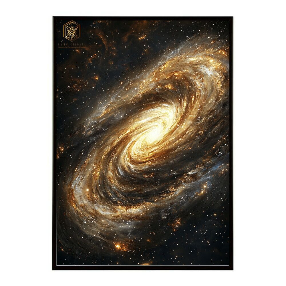 B 約51 x 73 cm lm poster 427 フレーム付き 宇宙 ポスター 銀河 惑星 星 星空 アートプリント 北欧風 壁掛け モダン リビング 玄関 寝室 子供部屋