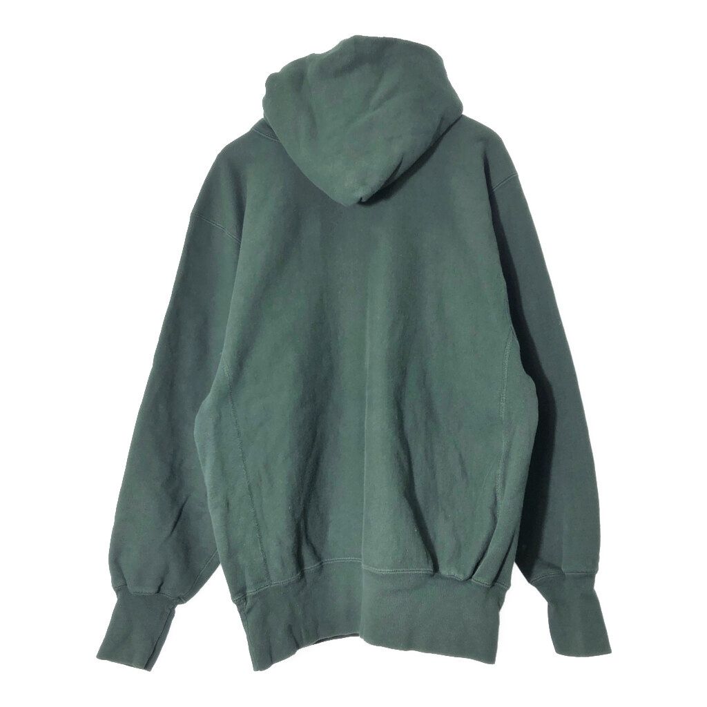 90年代 Champion チャンピオン REVERSE WEAVE リバースウィーブ スウェットパーカー グリーン メンズ X LARGE 古着 V 9040