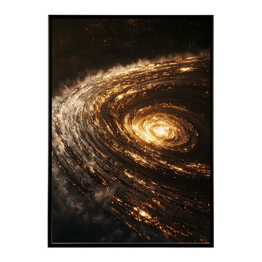B 約73 x 103 cm lm-poster-431 フレーム付き 宇宙 ポスター 銀河 惑星 星 星空 アートプリント 北欧風 壁掛け モダン リビング 玄関 寝室 子供部屋