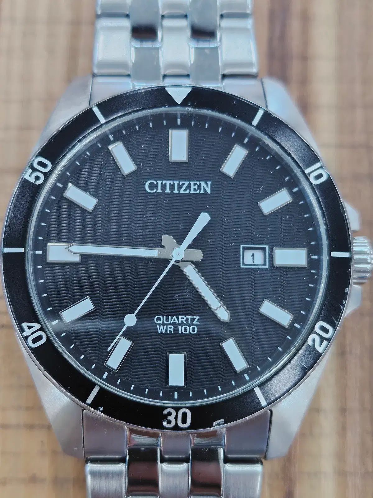 Citizen Watch Bracelet Date Vintage Quartz Men