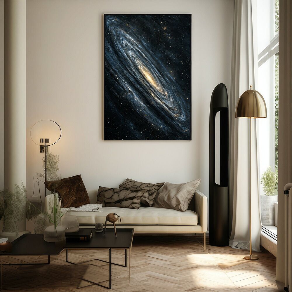 A2サイズ（約42x59cm）】【lm-poster-433】【フレーム付き】宇宙