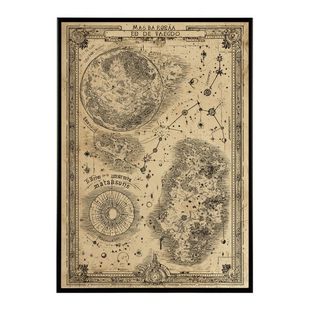 スコットランド 古地図 金色フレーム 歴史の変遷を感じられる「古地図ピンバッジ」 – Map Design GALLERY